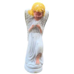 Kneeling Angel Figurine BOC 1947 White Vintage Collectible Nativity Christmas